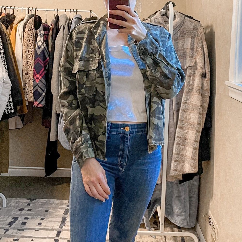 Rails Hendrick Star Camo Military Jacket S - Picture 4 of 9